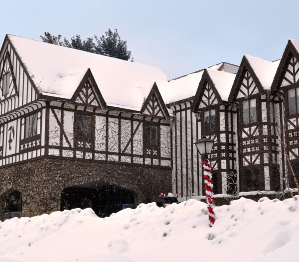 side angle of the main lodge