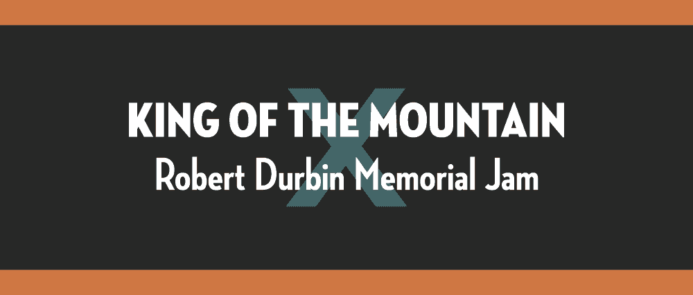 King of the Mountain x Robert Durbin Memorial Ride event logo