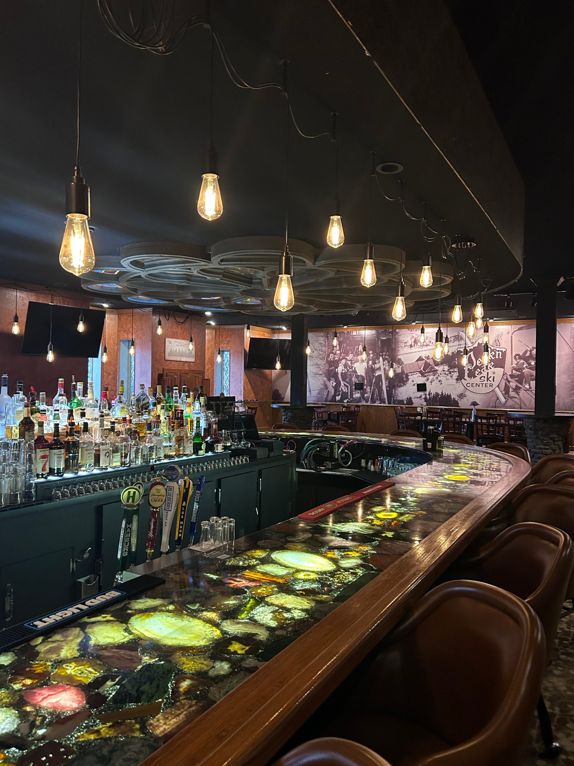 outdoor table setting for social event