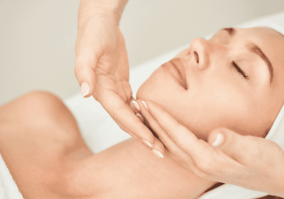 Relaxation Facial illustration