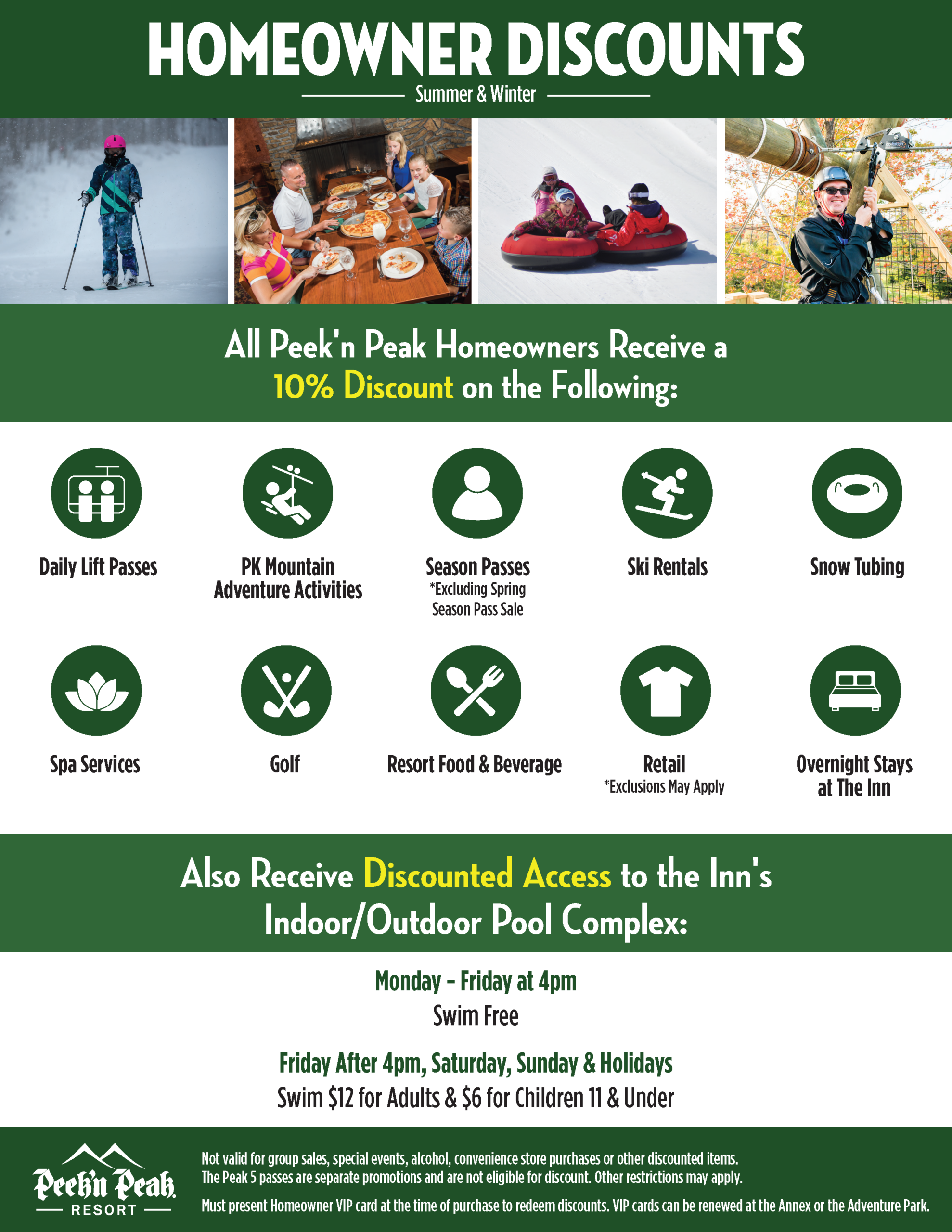 Homeowner Perks All Season