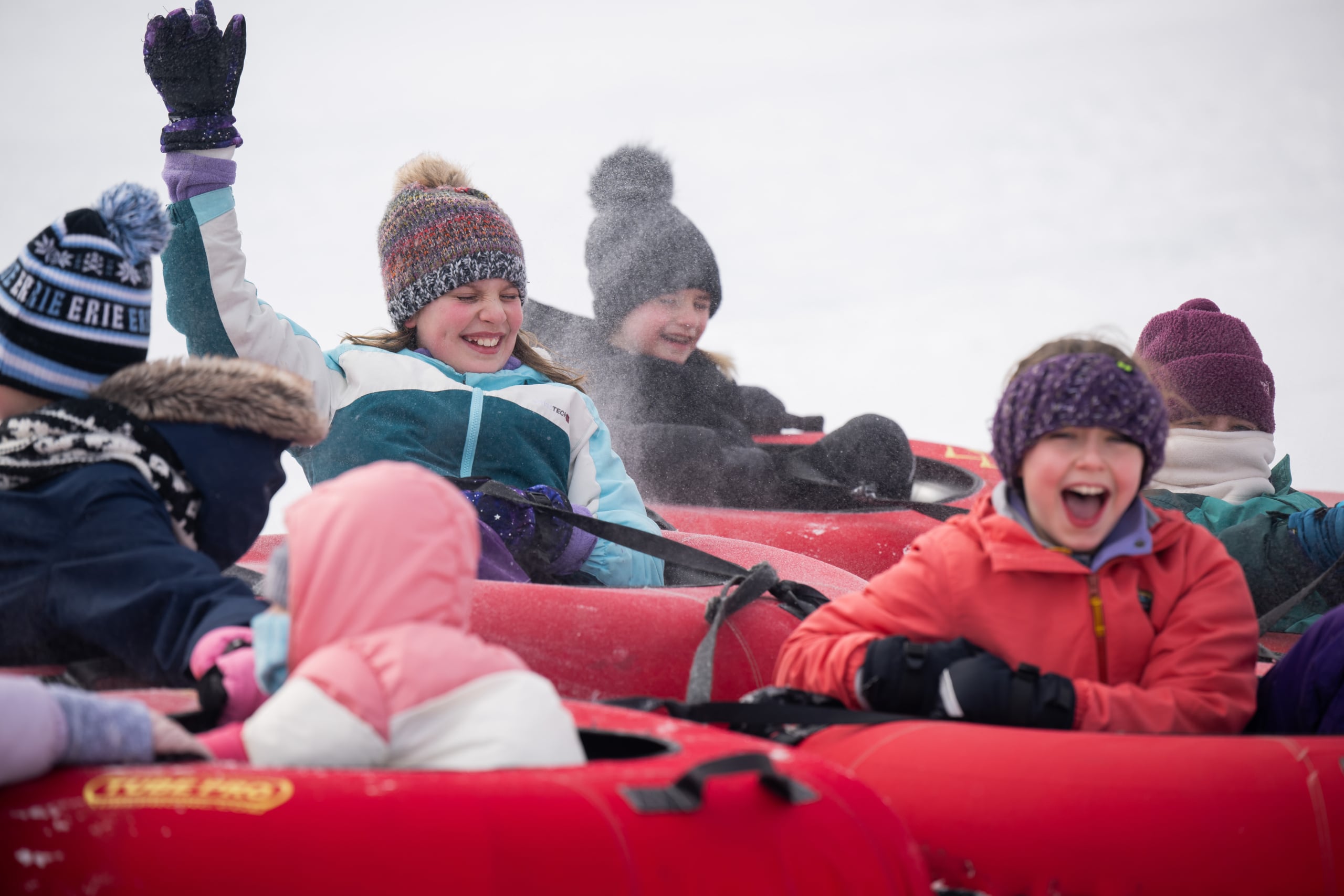 tubing birthday party image