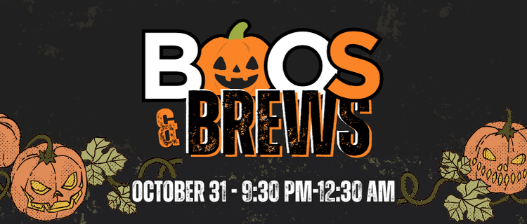 Boo's & Brew's event logo